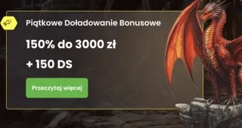 Bonus na piątek w e-kasynie Dragonslots