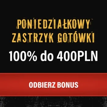 Zacznij poniedziałek  z bonusem do 400 zł z Jokery Casino