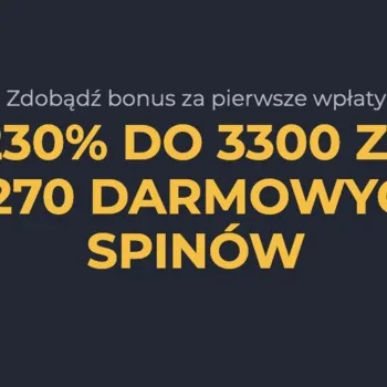 Powitalne 230% do 3 300zł z 270 free spins w Rollingslots Powitalne 230% do 3 300zł z 270 free spins w Rollingslots