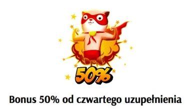 Czwarty depozyt z bonusem 50 % w RedBox kasyno