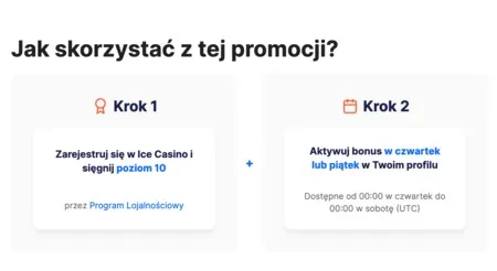 Cotygodniowy Reload Bonus w ICE Casino Cotygodniowy Reload Bonus w ICE Casino