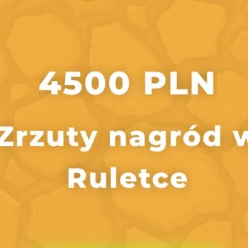 Do 4 500 zł w ruletce w zrzuty nagrod w Wazamba
