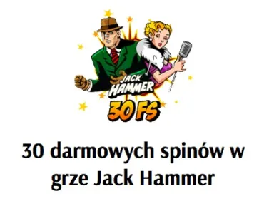 Darowe spiny w jack hammer w Redbox kasyno