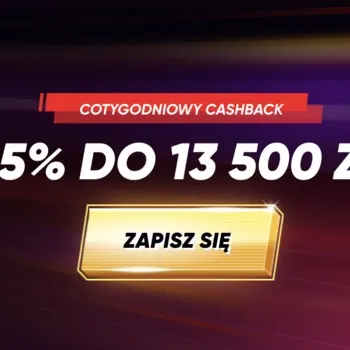 Odbierz do 13 500 zł z cotygodniowym cash back