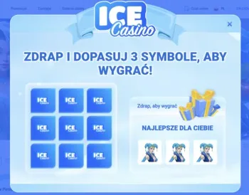 Bonusy schowane w zdrapkach w Ice Casino Bonusy schowane w zdrapkach w Ice Casino