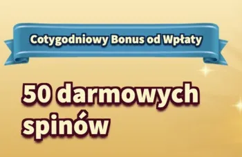 Cotygodniowy bonus od wpłaty w kasynie Myempire