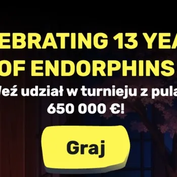 Wygraj część z puli 650 000€ w 13 urodziny  Endorphine