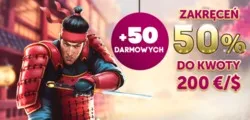 50 free spins i 50% od drugiego depozytu w promocji kasynowej Playamo