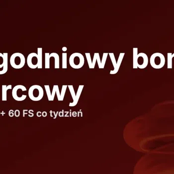 Tygodniowy bonus marcowy 120% z 60 FS w Vulkan Spiele Tygodniowy bonus marcowy 120% z 60 FS w Vulkan Spiele